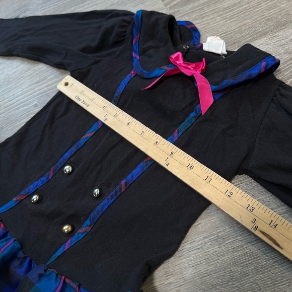 Vintage Buster Brown Plaid Skirt Dress 5 - Picture 7 of 7